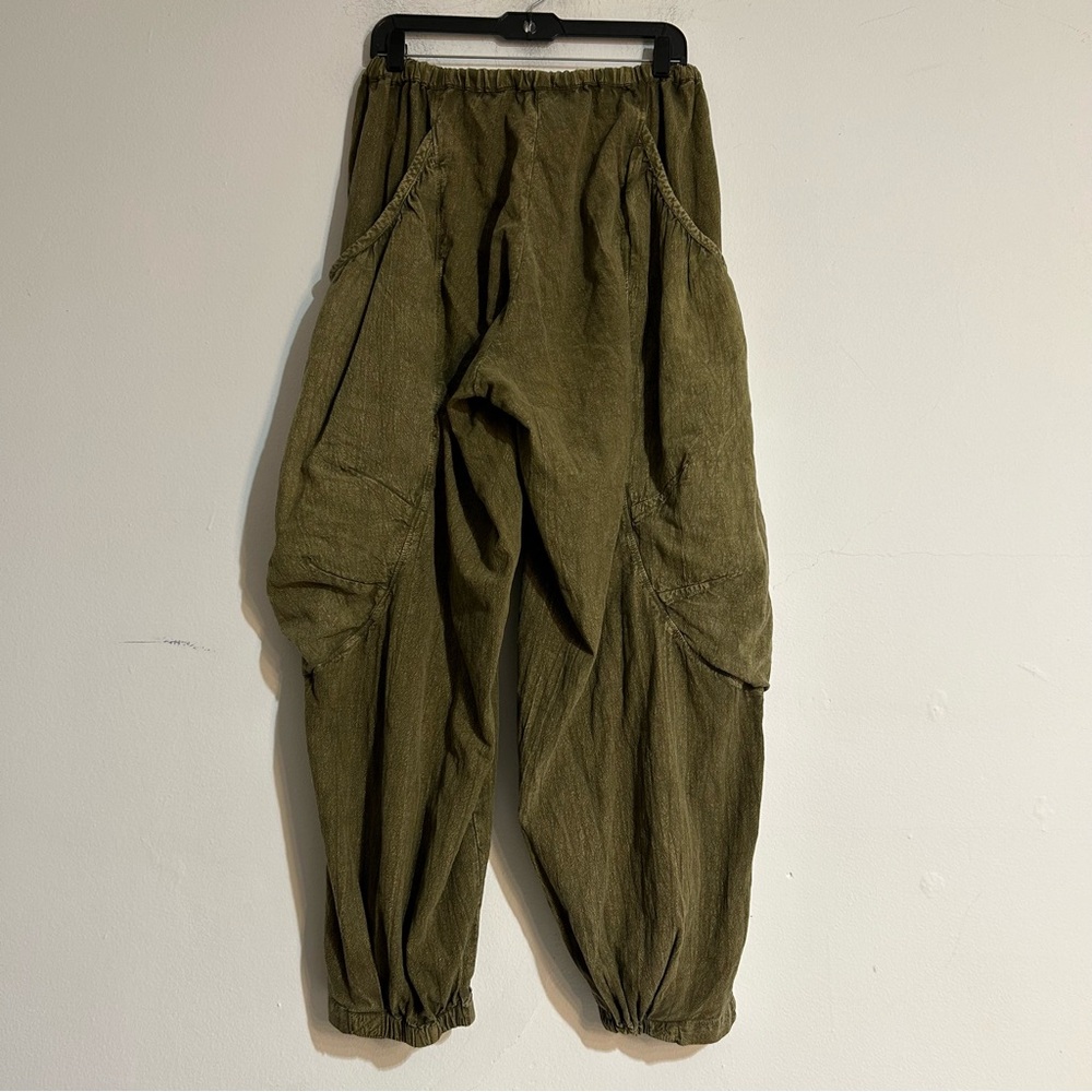 Urban Outfitters Em Balloon Baggy Slouchy Pants Green Size Medium Indie Grunge - Picture 8 of 11